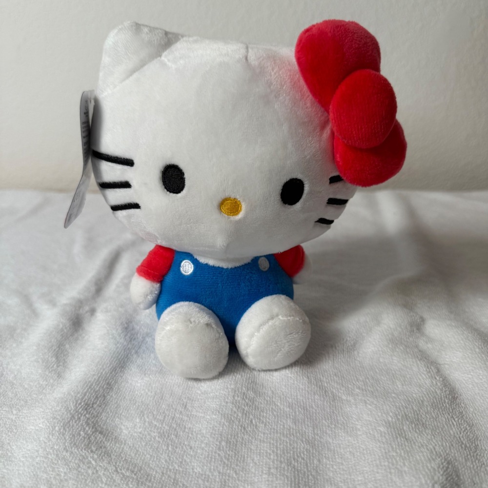Hello Kitty and Friends Plush Doll in Blue Overalls - New with Tags